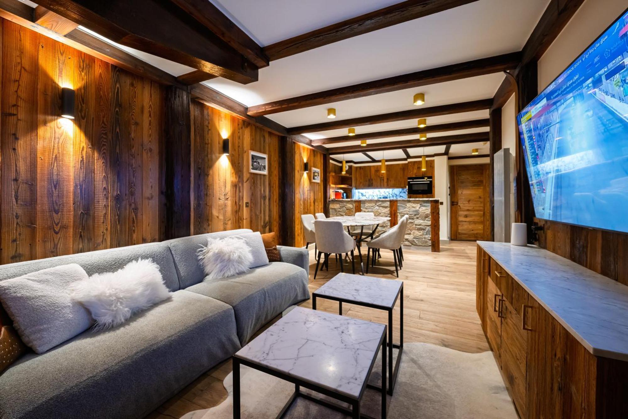 Luxury Suite 70M2 Balcon Courchevel1850 Parking Esterno foto