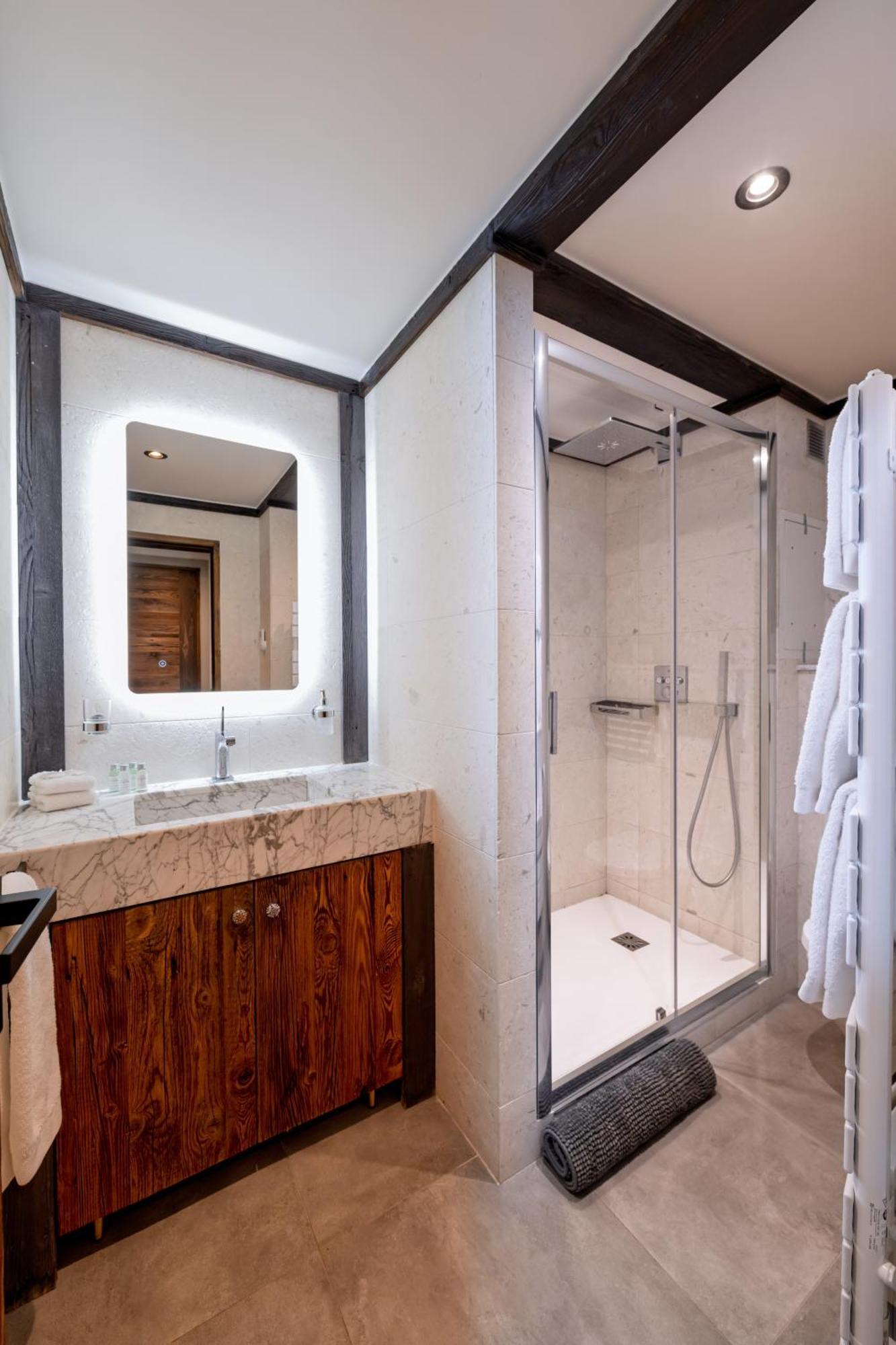 Luxury Suite 70M2 Balcon Courchevel1850 Parking Esterno foto